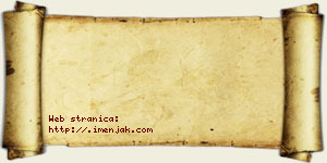 Danica Kovlenić vizit kartica